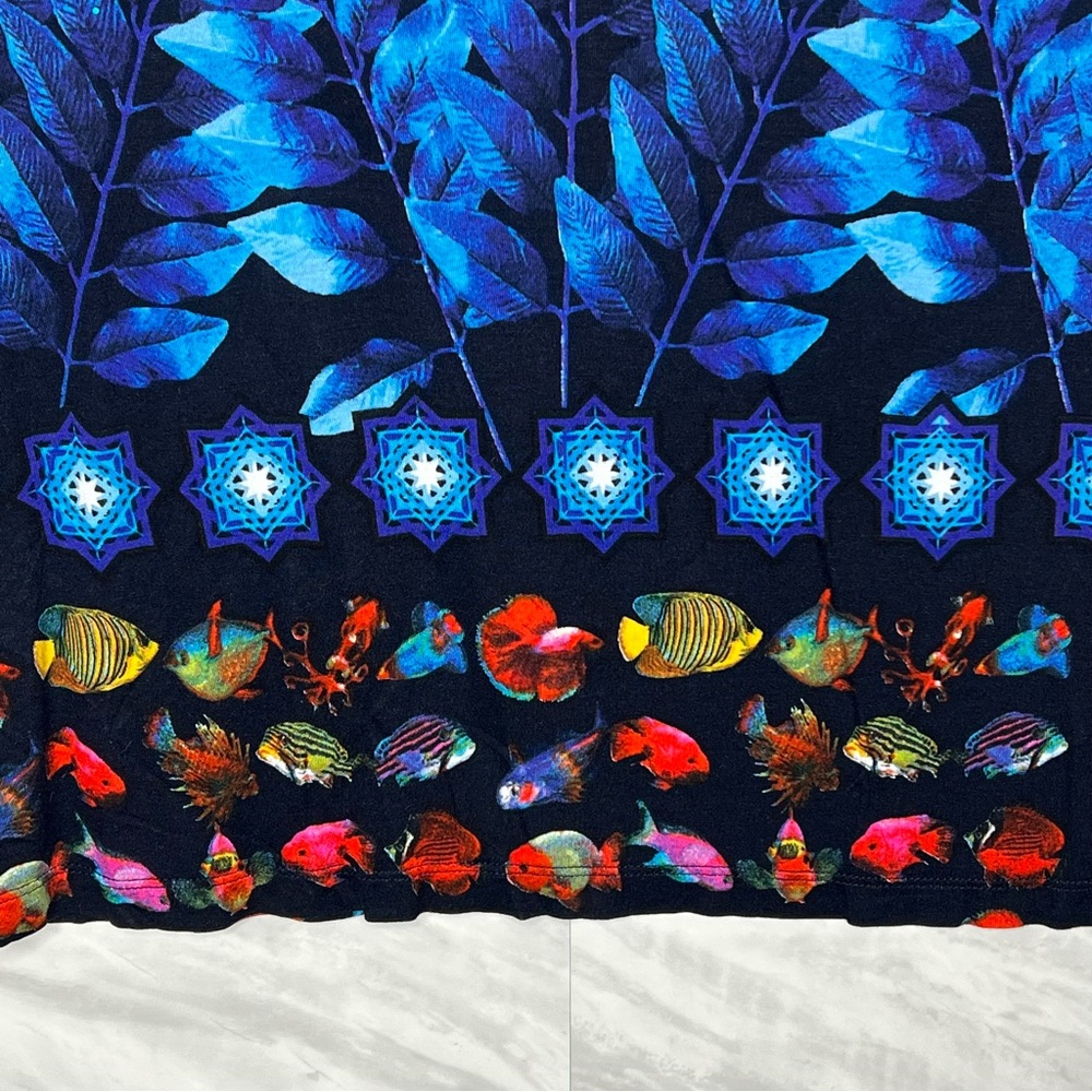 Desigual Tropical Fish Erika Tee Medium - Picture 5 of 7